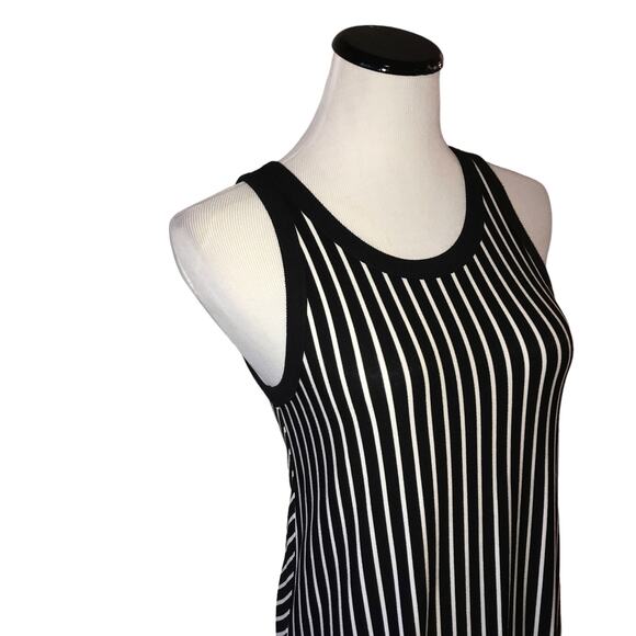 Cabi Striped ATC Wink Black Sleeveless Dress - Picture 7 of 12